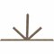 Ekena Millwork Saratoga Smooth Timber Gable Bracket, Douglas Fir, 84"W x 56"H x 1 1/2"D x 3 1/2"F, 16/12 Pitch GBW084X56X0204SAR00SDF - alternate 5